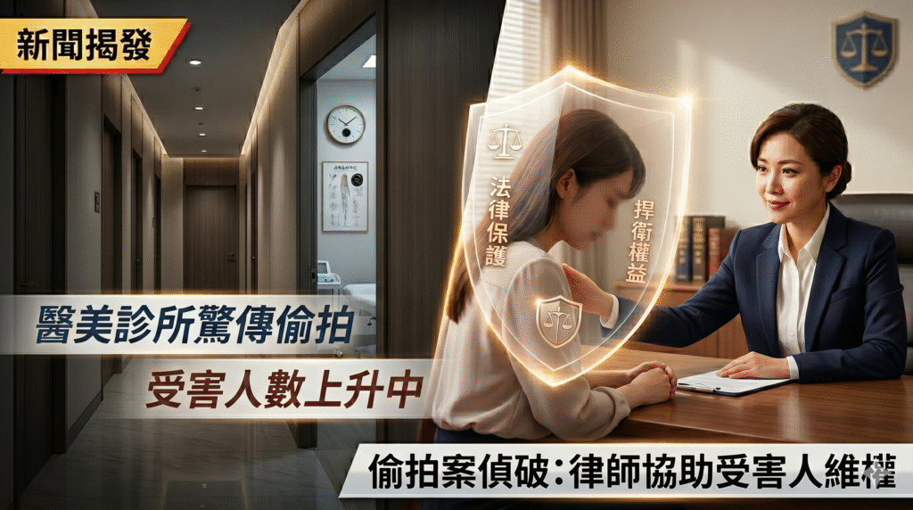 醫美診所被偷拍怎麼辦？妨害秘密刑事責任與集體訴訟退費權益解析｜均凌理韜國際法律事務所